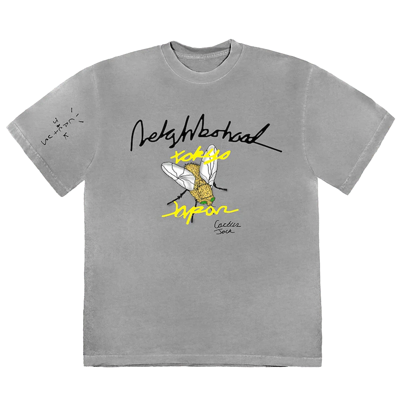 Cactus Jack by Travis Scott x Neighborhood Carousel T-Shirt 'Grey'
