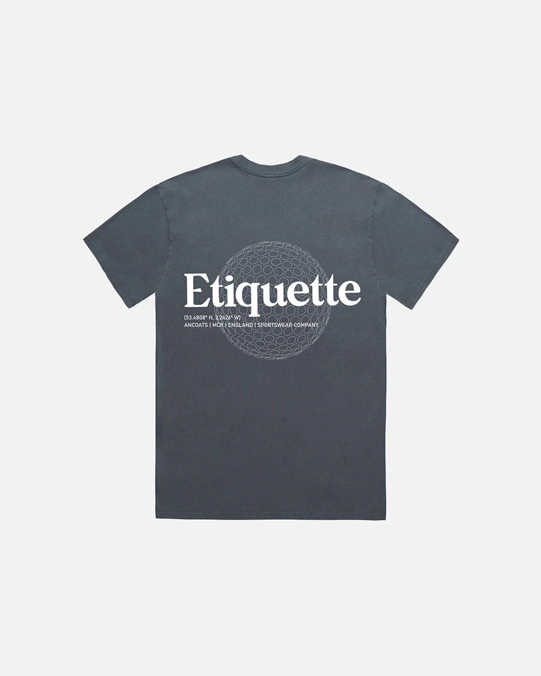 Etiquette Sphere Tee 'Faded Indigo'